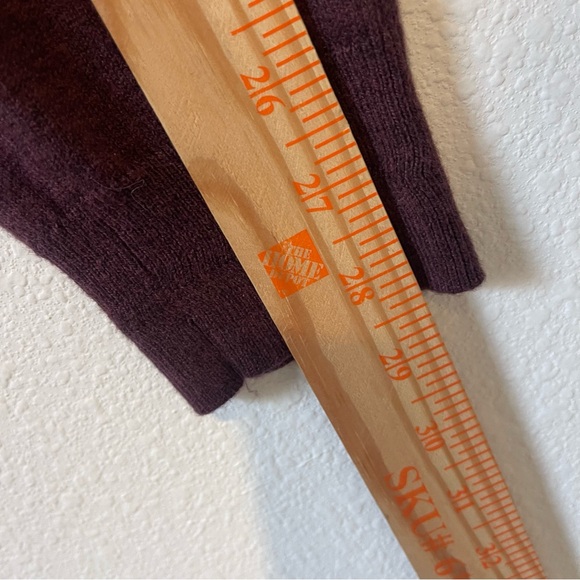 NWT 14th & Union Quarter Zip Sweater Mens XL Cotton Cashmere Burgundy 1/4 Zip - Picture 9 of 10